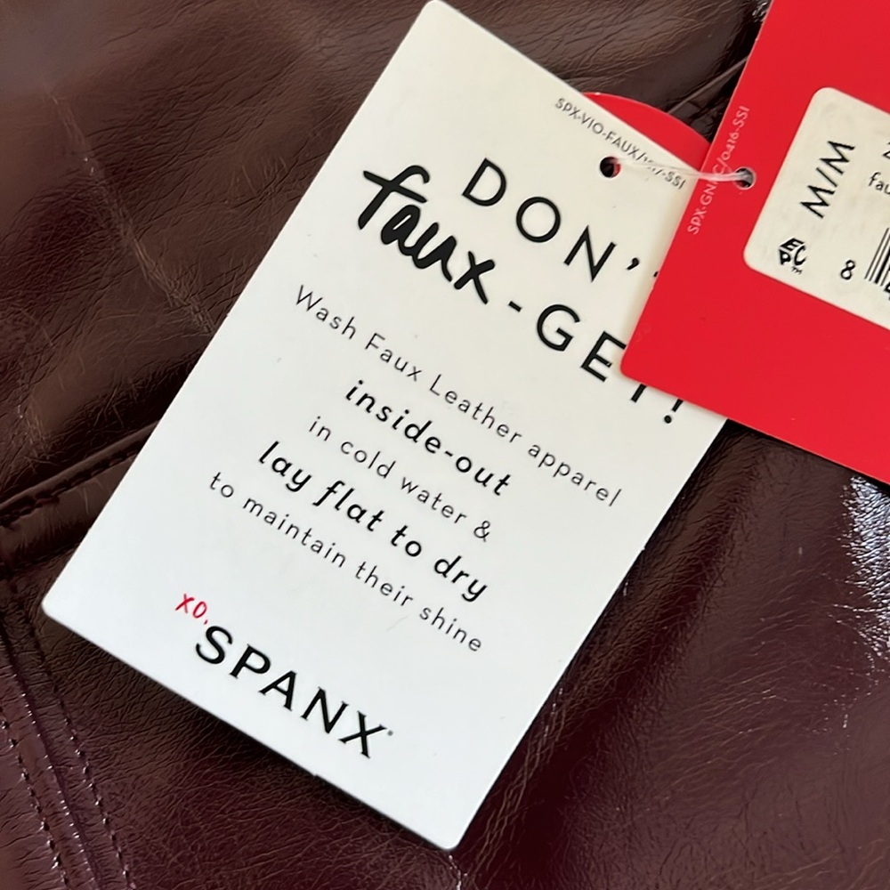 Spanx | Faux patent Leatherr leggings - Picture 9 of 9